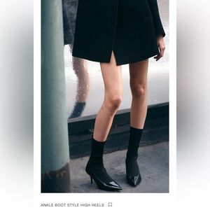 Zara Black Ankle Boots